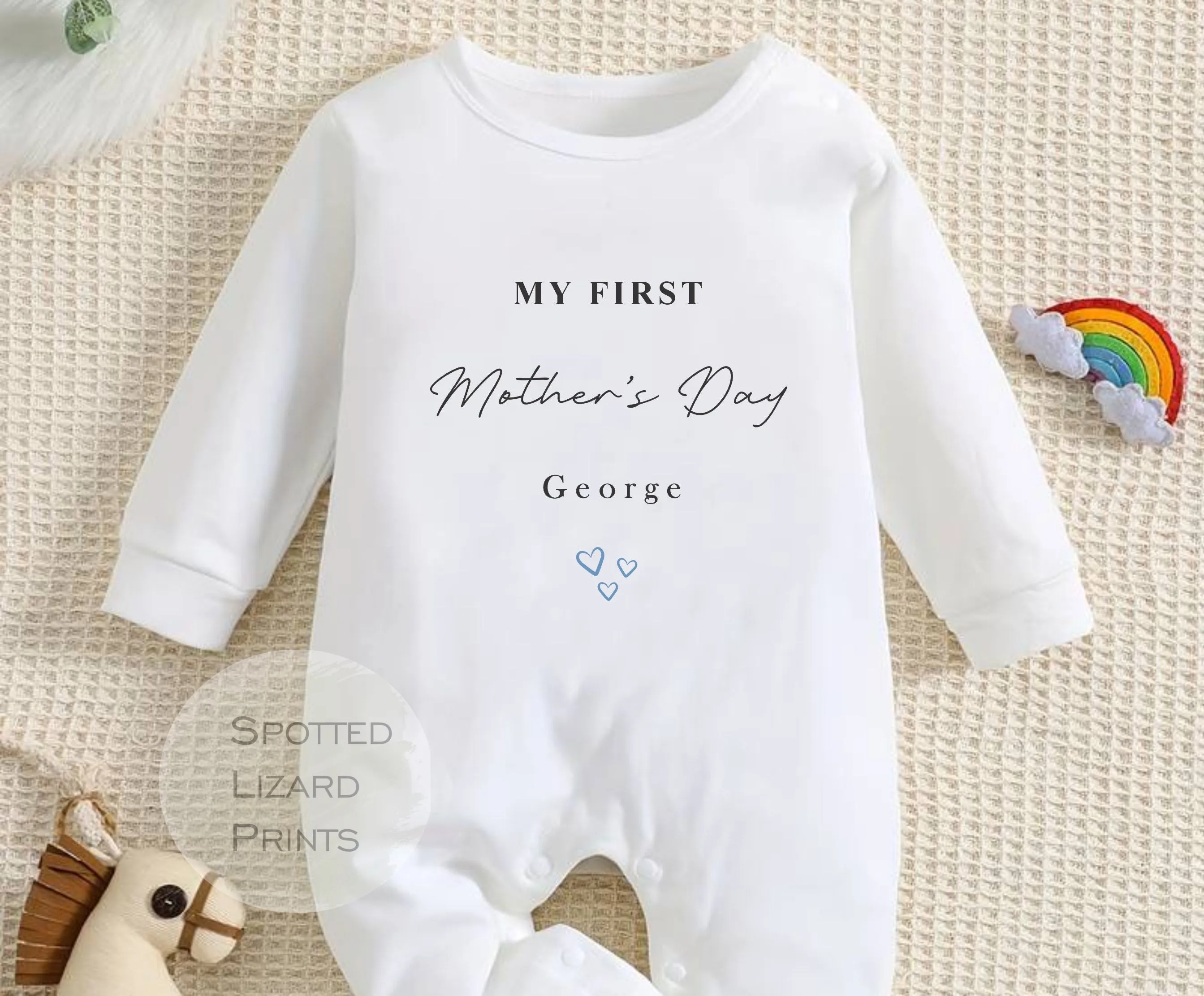 Personalised My First Mother's Day MUMMY Baby Outfit (First Mother's Day 1st Mother's Day Mummy l New Mum Gift | Love My Mum)