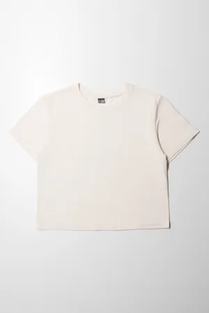 Plain Slub Regular Tshirt White