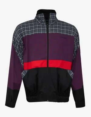 Poplin 80s Check Zip Sweatshirt