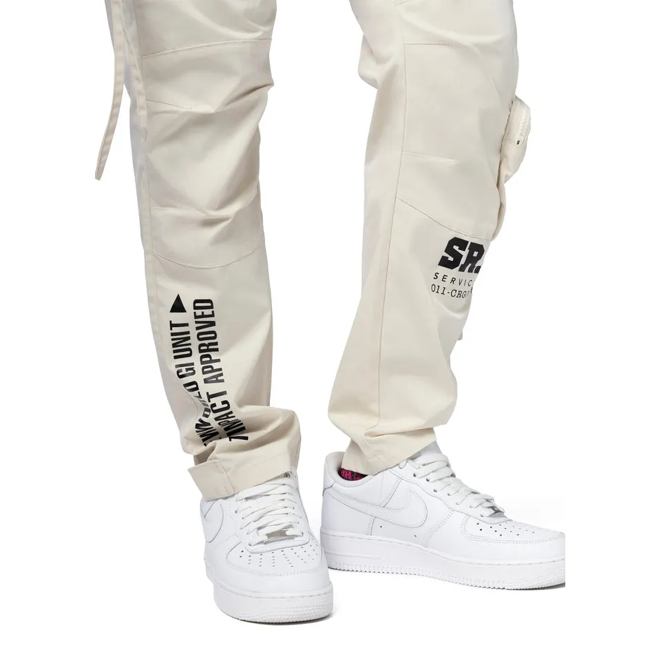 Relaxed Slouch Utility Cargo Pants - Oatmeal