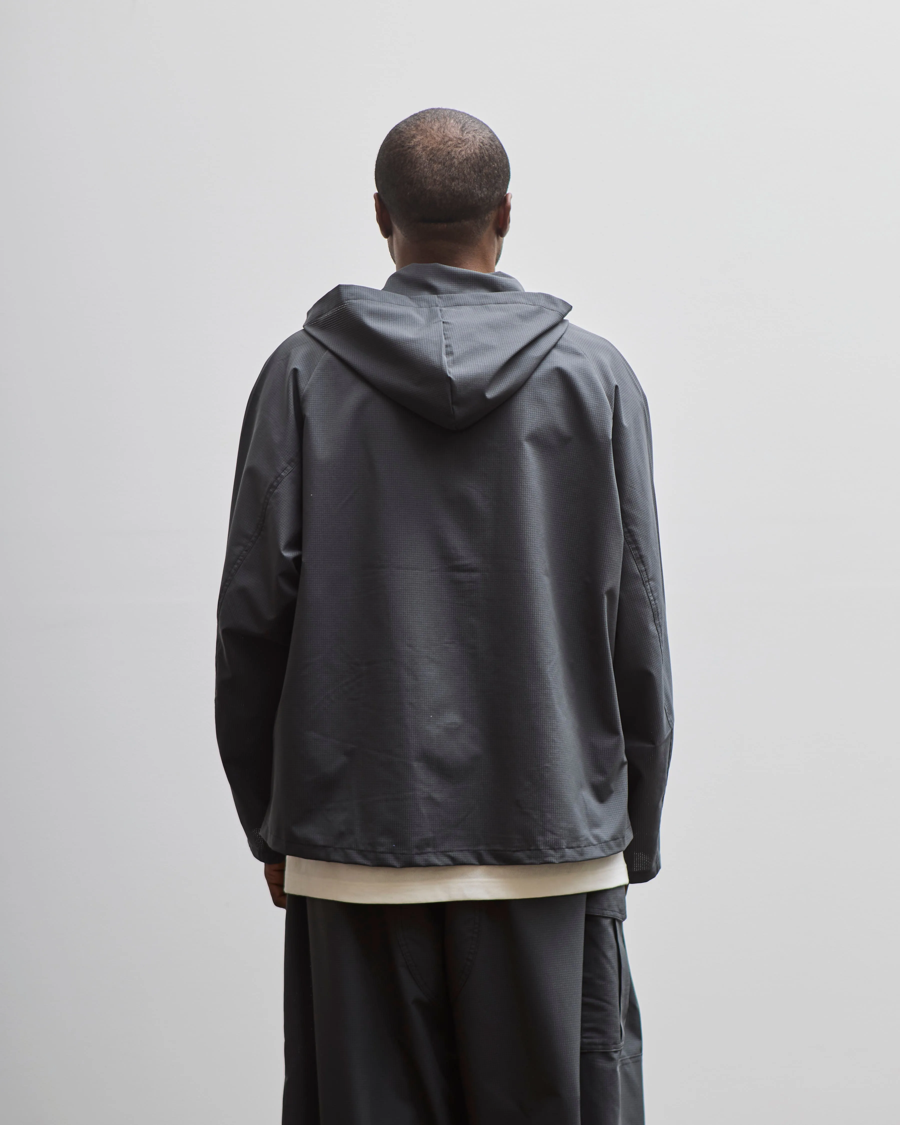 Sillage Hoodie Shirt Mesh, Dark Gray