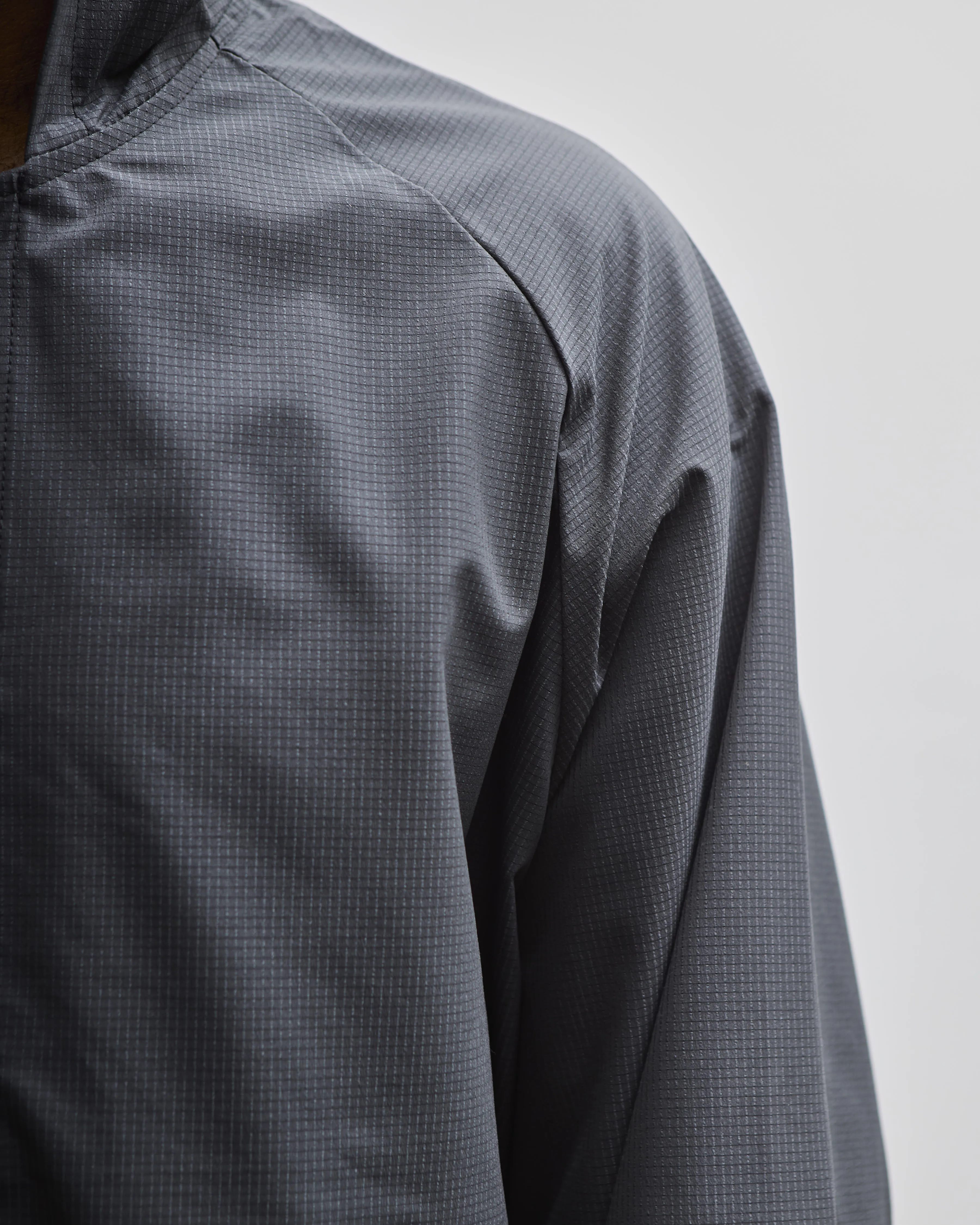 Sillage Hoodie Shirt Mesh, Dark Gray