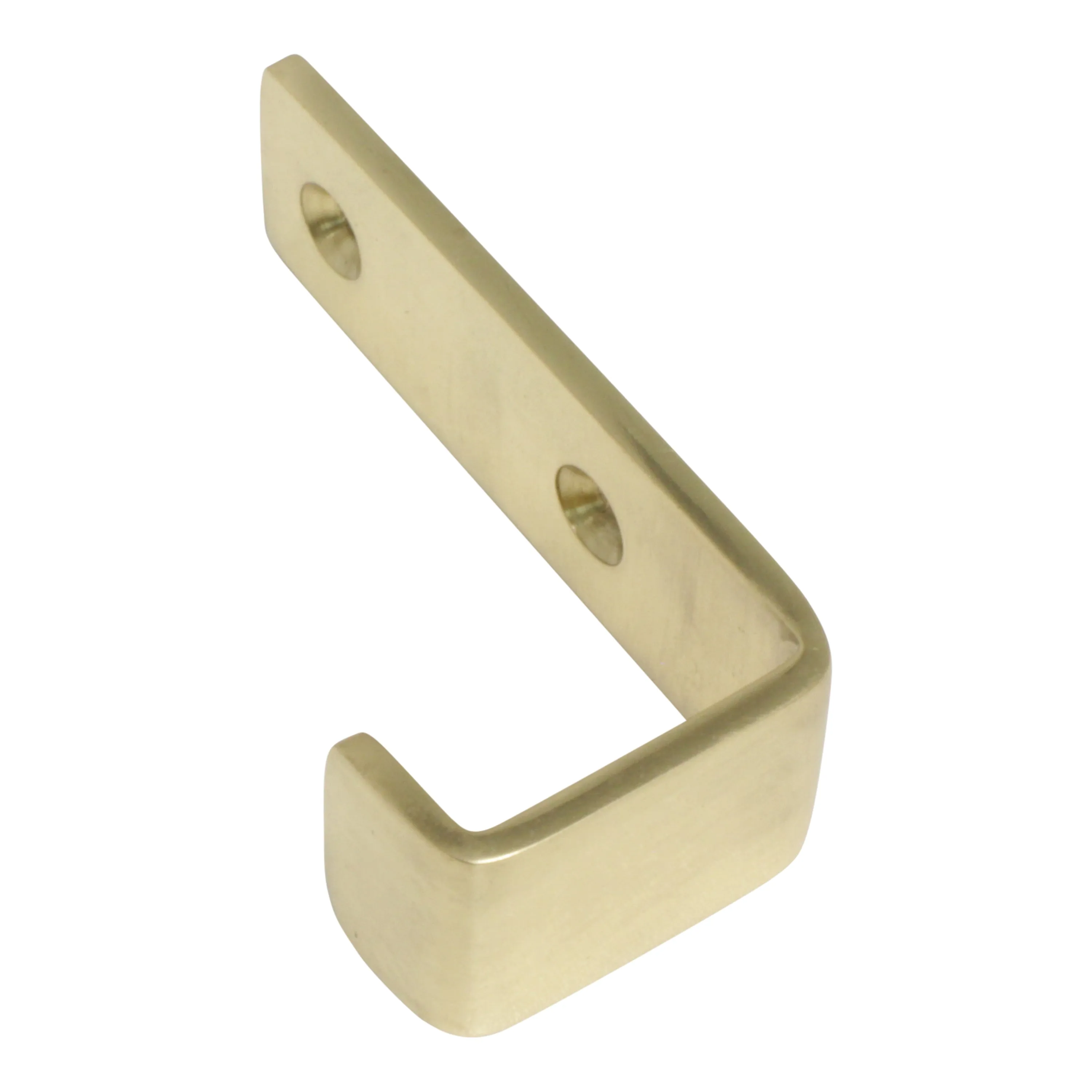 [Single Hook BR2400] Brass Modern Industrial Wall Hook (1.7 Inch)