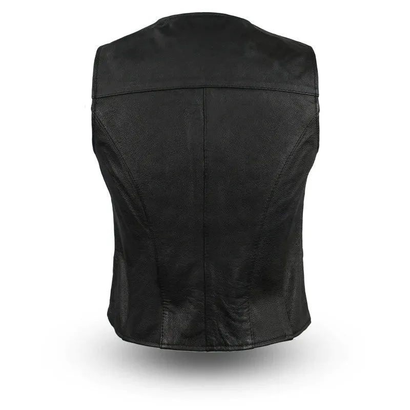 Sweet Sienna Women's Motorcycle Leather Vest