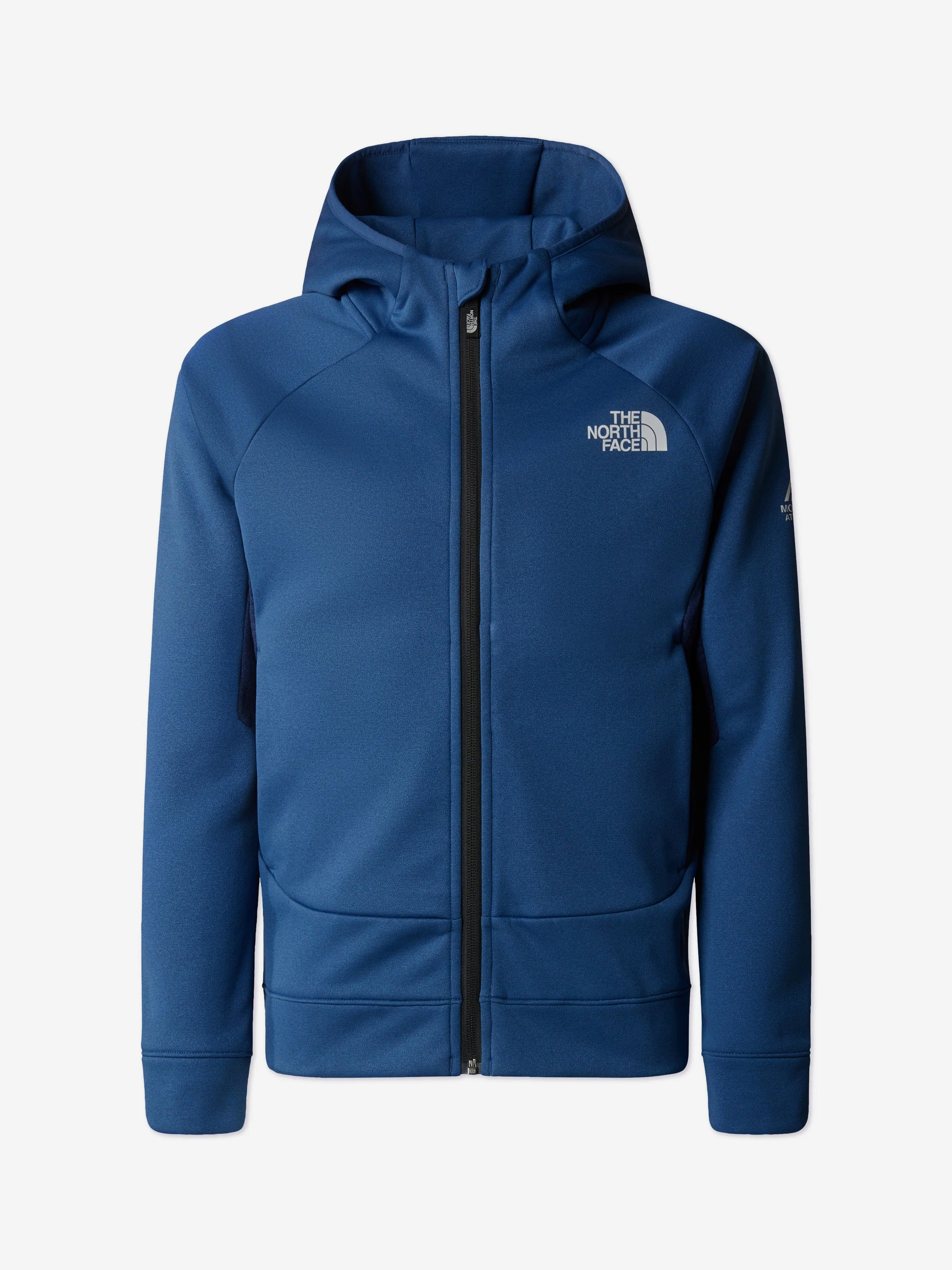 The North Face Boys Mountain Athletics Full Zip Hoodie in Blue