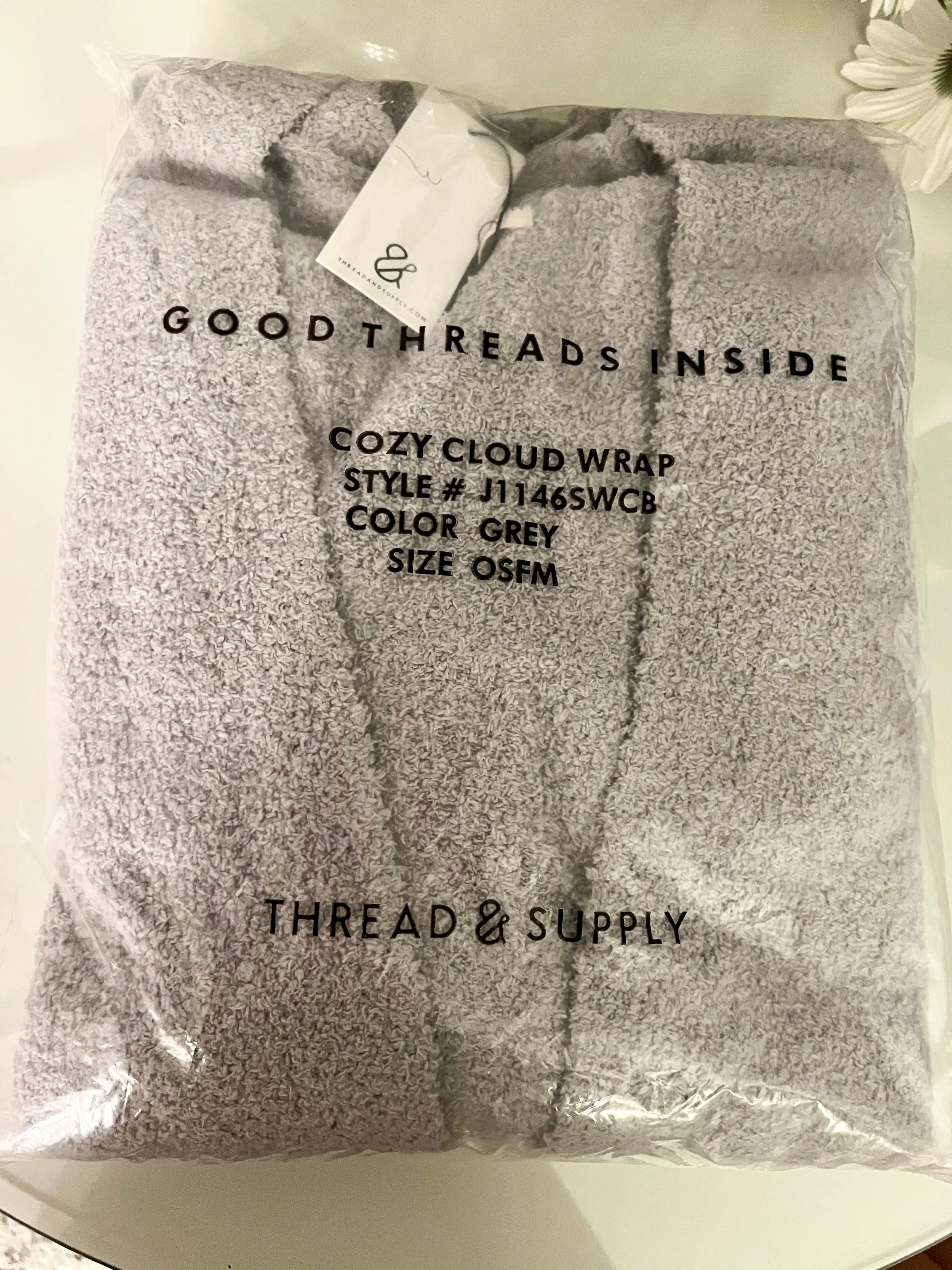 Thread & Supply Cozy Cloud Wrap Cardigan BNWT