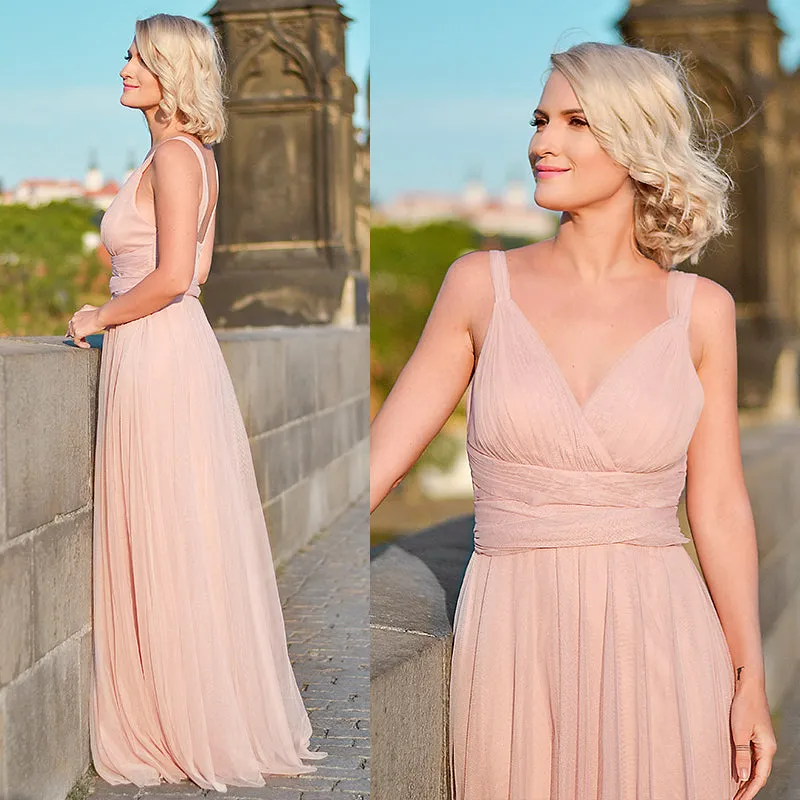 VenusFox Blush Pink Bridesmaid Dresses