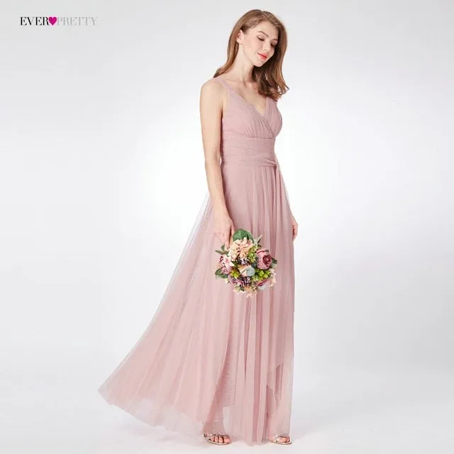 VenusFox Blush Pink Bridesmaid Dresses