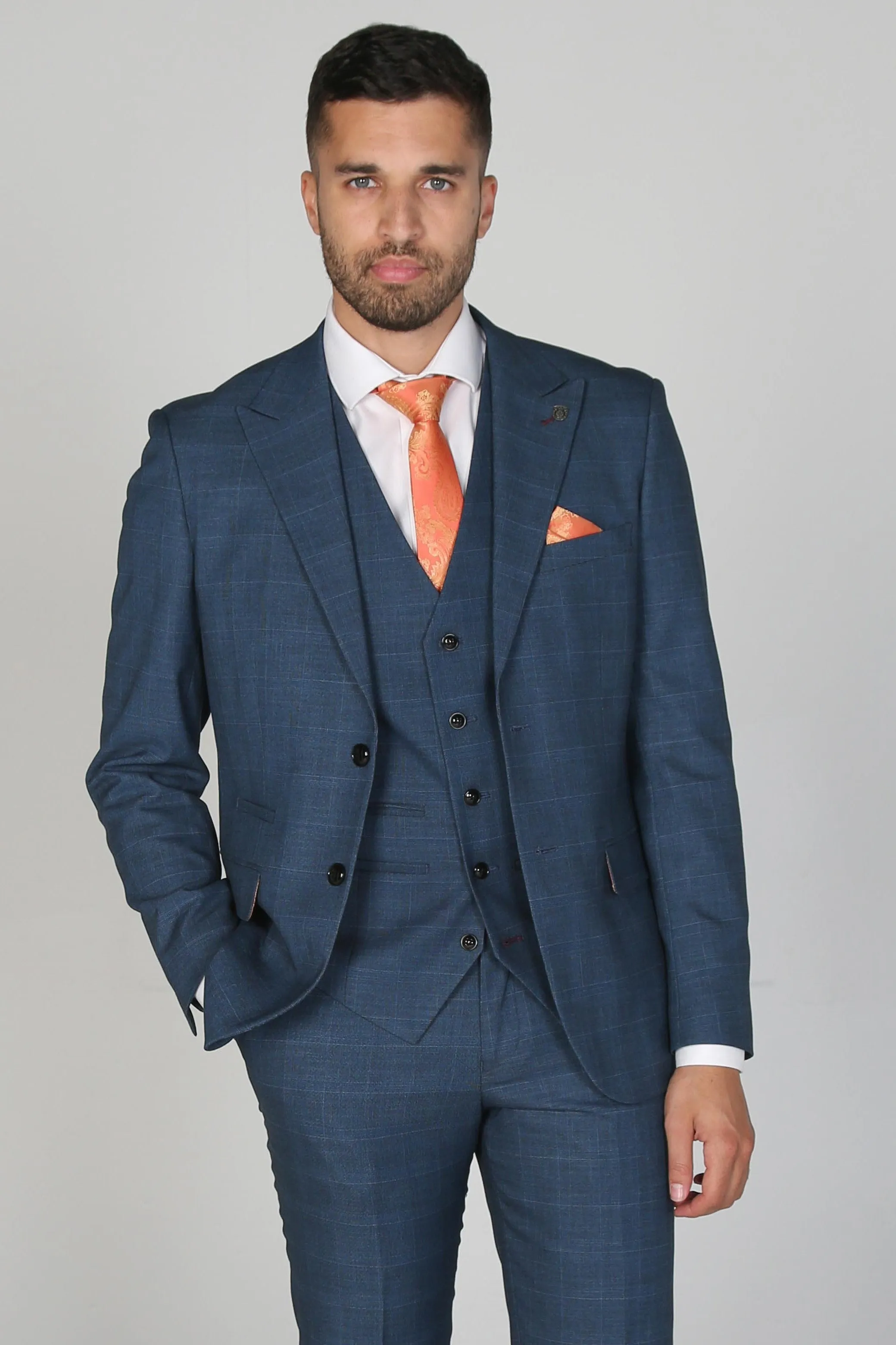 Viceroy Navy Men's Three Piece Suit