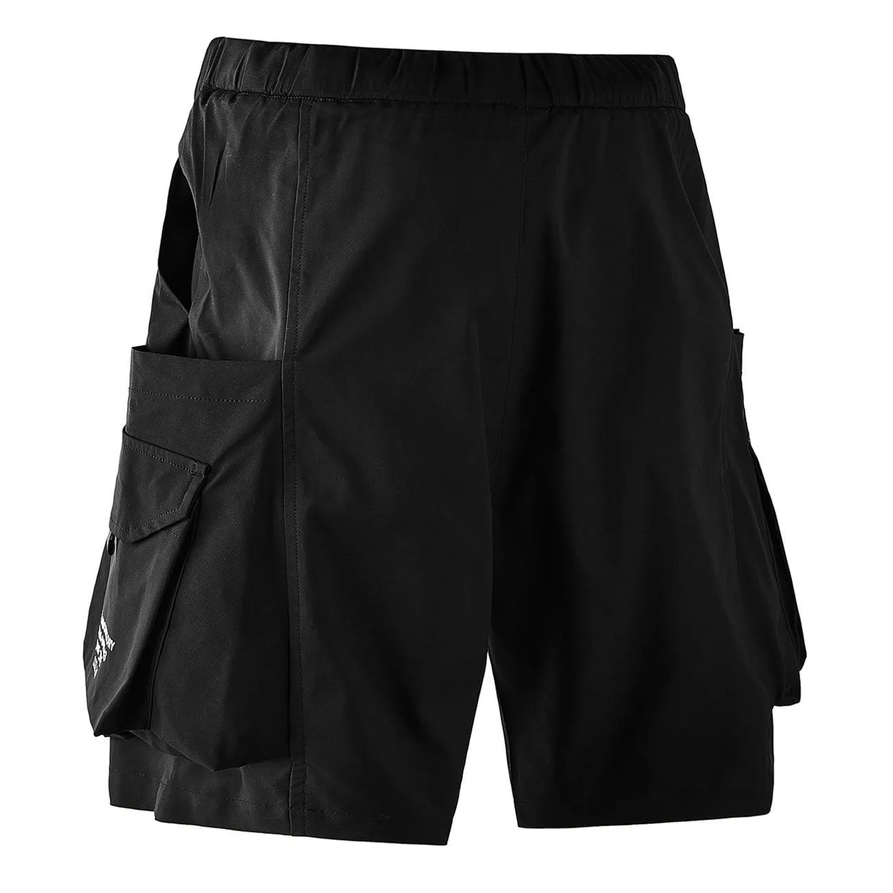 WLS Dark Functional Big Pockets Nylon Shorts