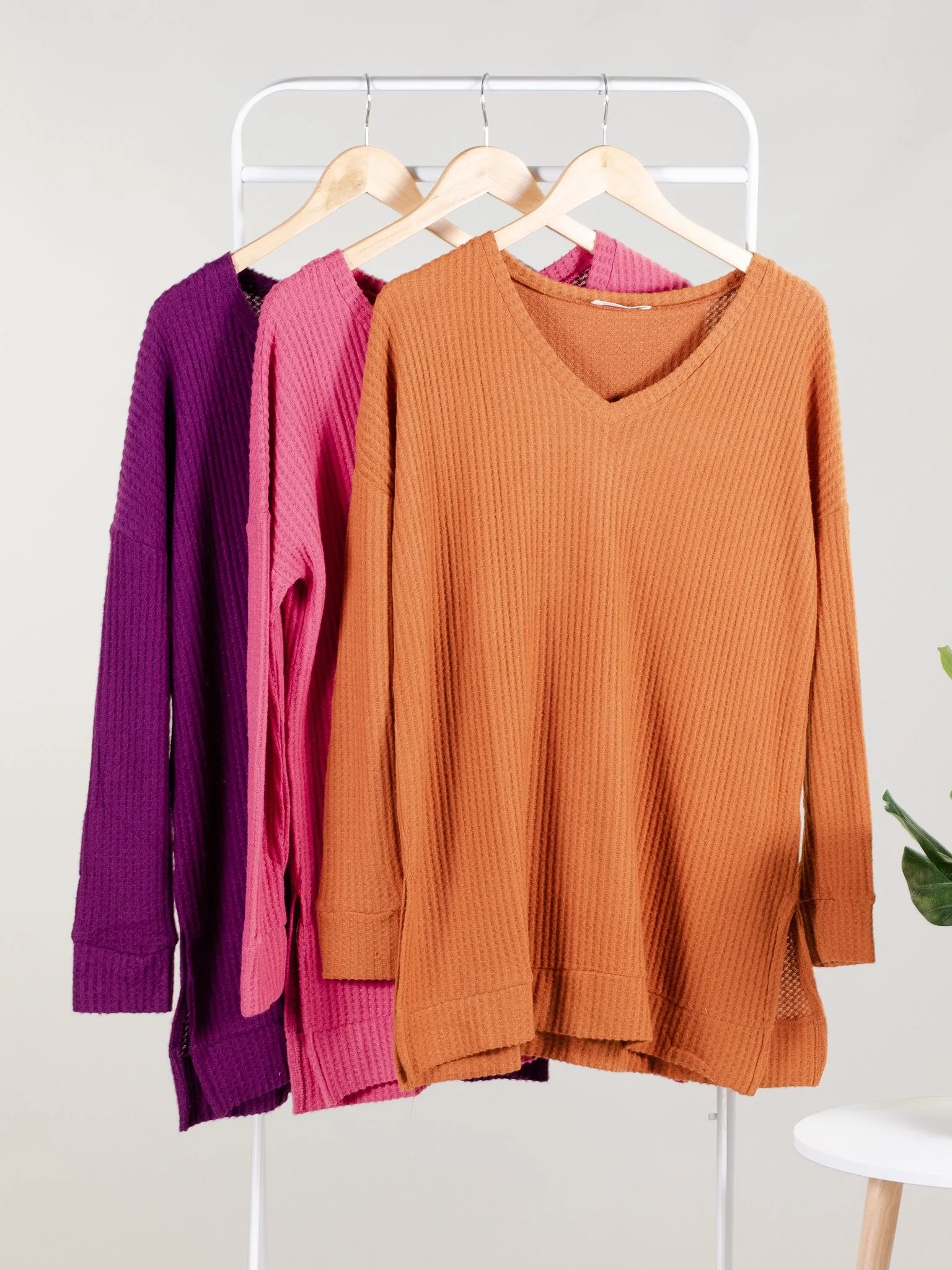 Yes You Need It V-Neck Sweater - Plum